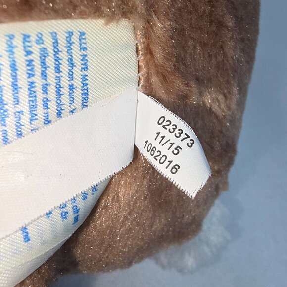 Build-A-Bear Workshop Brown Bunny Plush 16" Soft Toy With Yellow Belly & Ears - Picture 10 of 13